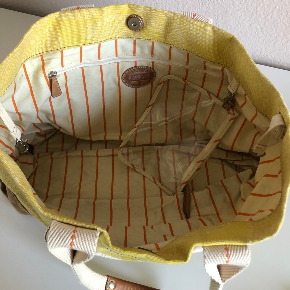 Fossil Canvas Tote Bag - image 5